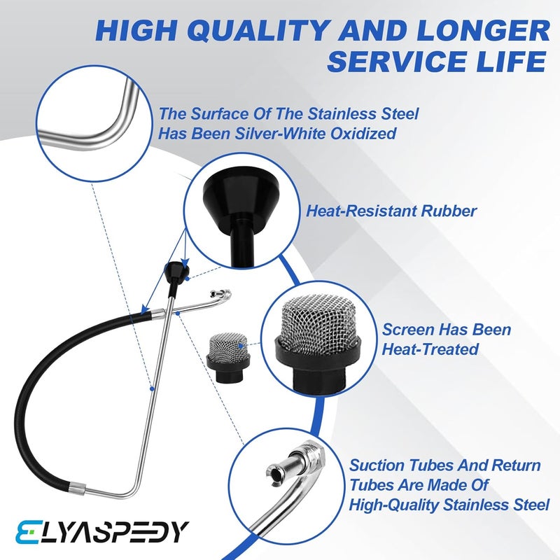 Elyaspedy 2025 New Reflux Line Sets,Compatible With Graco 390 395 490 495 595 And Tongshan T300 500 Airless Spraying/Line Painting Machine,Airless Paint Sprayer Accessories - Image 4
